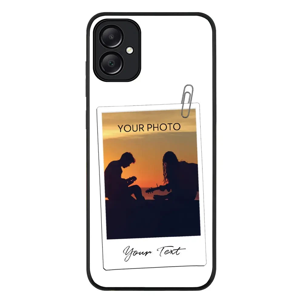 Samsung Galaxy A05 / Rugged Black Phone Case Polaroid Photo Phone Case - Samsung A Series - Stylizedd