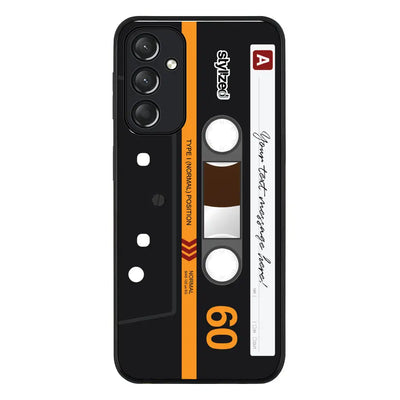 Samsung Galaxy A05s / Rugged Black Custom Retro Cassette Tape Phone Case - Samsung A Series - Stylizedd.com