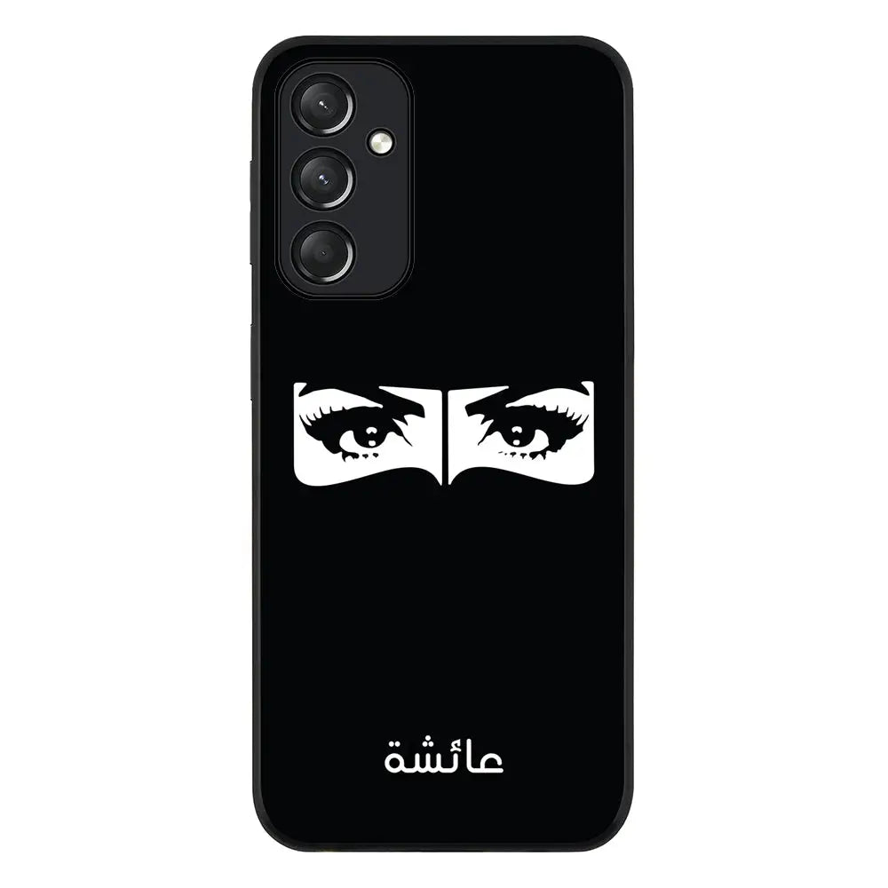 Samsung Galaxy A05s / Rugged Black Custom Name Niqabi Eye, Phone Case - Samsung A Series - Stylizedd.com
