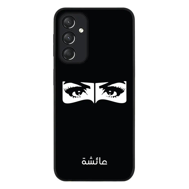 Samsung Galaxy A05s / Rugged Black Custom Name Niqabi Eye, Phone Case - Samsung A Series - Stylizedd.com