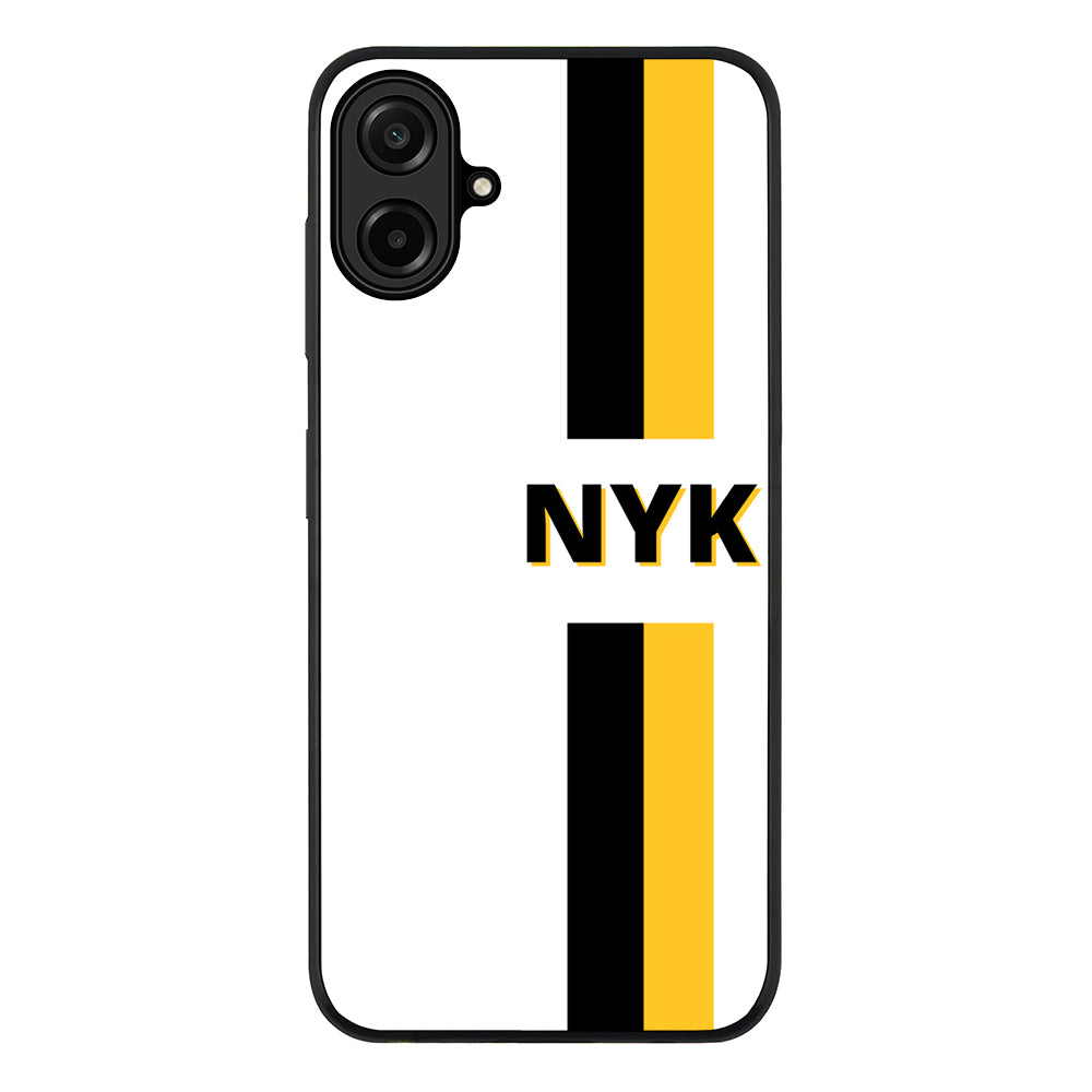 Custom Striped Monogram Phone Case - Samsung A Series