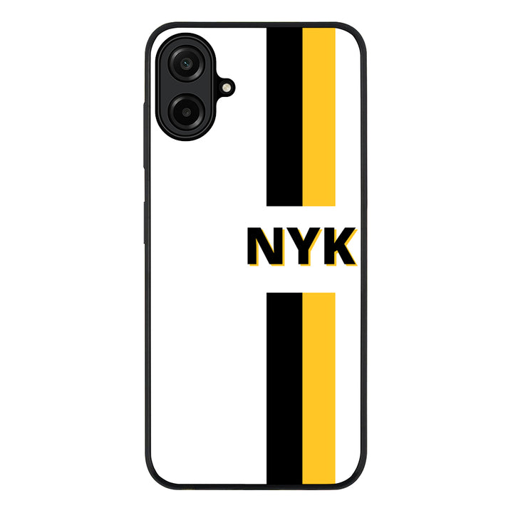 Custom Striped Monogram Phone Case - Samsung A Series