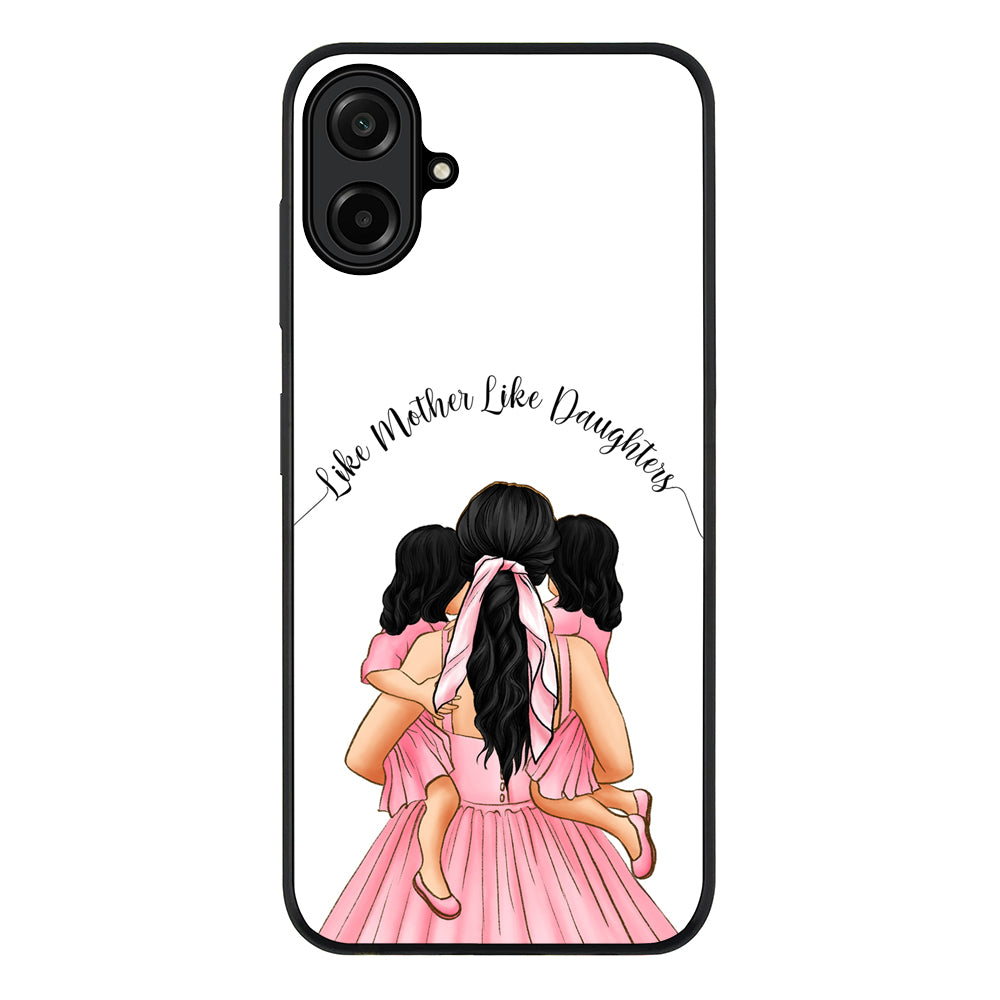 Mother 2 daughters Custom Clipart, Text Phone Case - Samsung A Series
