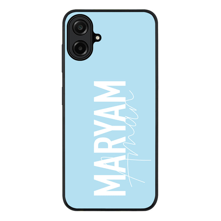 Personalized Name Vertical, Phone Case - Samsung A Series