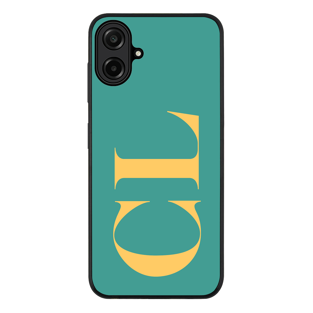 Personalized Monogram Large Initial 3D Shadow Text, Phone Case - Samsung A Series