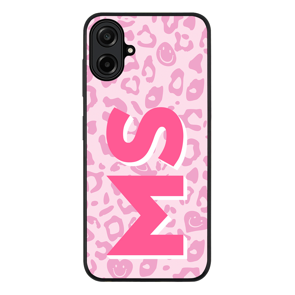 Custom Monogram Initial 3D Shadow Text Seamless Pattern, Phone Case - Samsung A Series