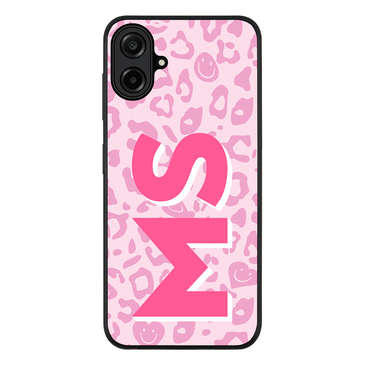 Custom Monogram Initial 3D Shadow Text Seamless Pattern, Phone Case - Samsung A Series