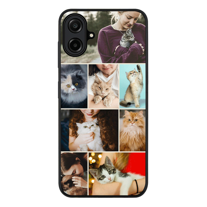 Personalised Photo Collage Grid Pet Cat, Phone Case - Samsung A Series
