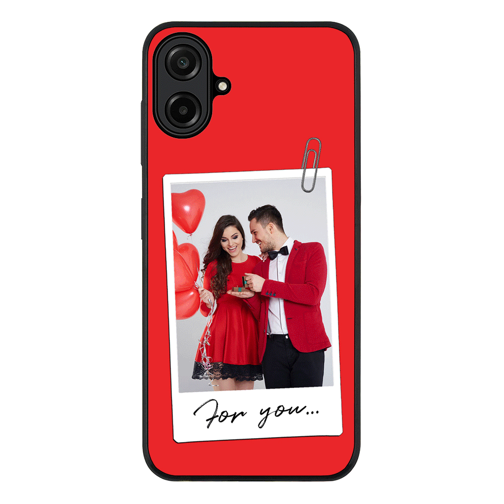 Personalized Polaroid Photo Valentine, Phone Case - Samsung A Series