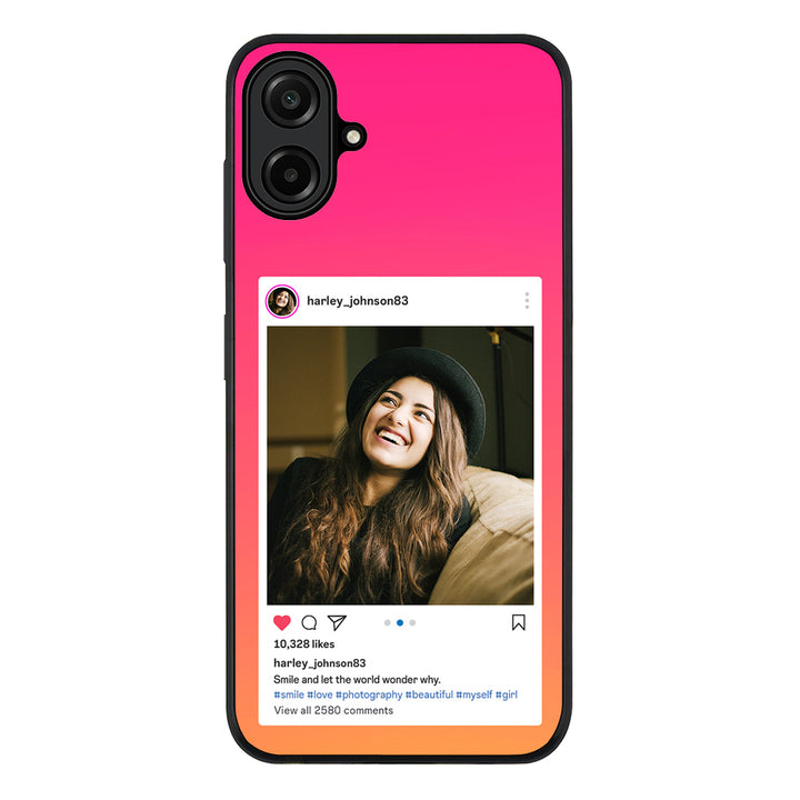 Custom Photo Instagram Post Template, Phone Case - Samsung A Series