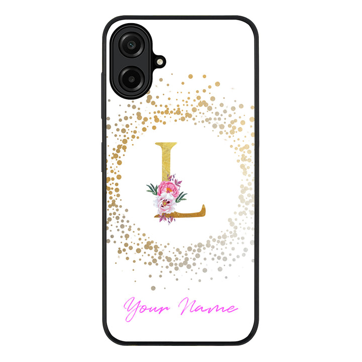Floral Initial Phone Case - Samsung A Series