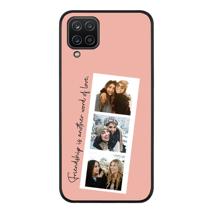 Samsung Galaxy A12 / M12 4G / Rugged Black Phone Case Custom Photo Strip Polaroid Style, Phone Case - Samsung A Series - Stylizedd