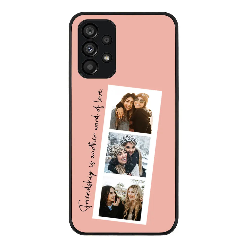 Samsung Galaxy A13 4G / Rugged Black Phone Case Custom Photo Strip Polaroid Style, Phone Case - Samsung A Series - Stylizedd