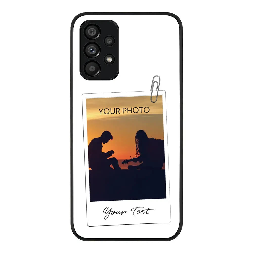 Samsung Galaxy A13 4G / Rugged Black Phone Case Polaroid Photo Phone Case - Samsung A Series - Stylizedd