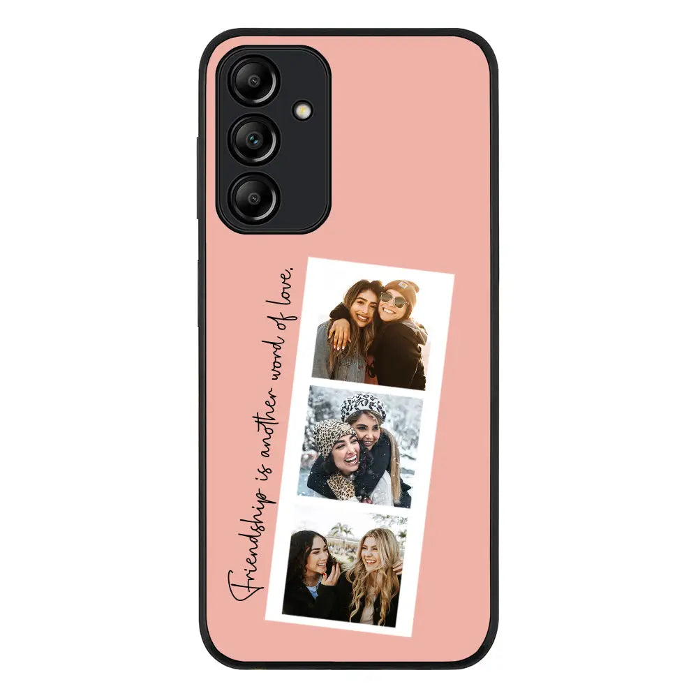 Samsung Galaxy A15 / A15 5G / Rugged Black Phone Case Custom Photo Strip Polaroid Style, Phone Case - Samsung A Series - Stylizedd