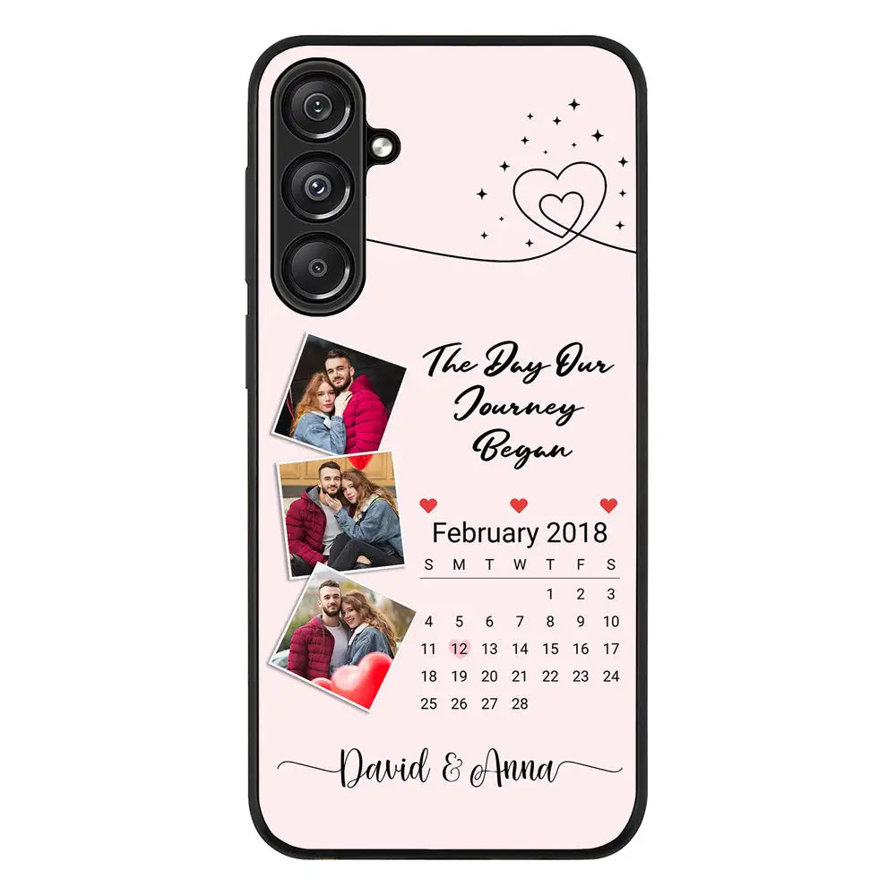 Samsung Galaxy A16 / A16 5G / Rugged Black Custom Photo Collage Calendar, Phone Case - Samsung A Series - Stylizedd.com