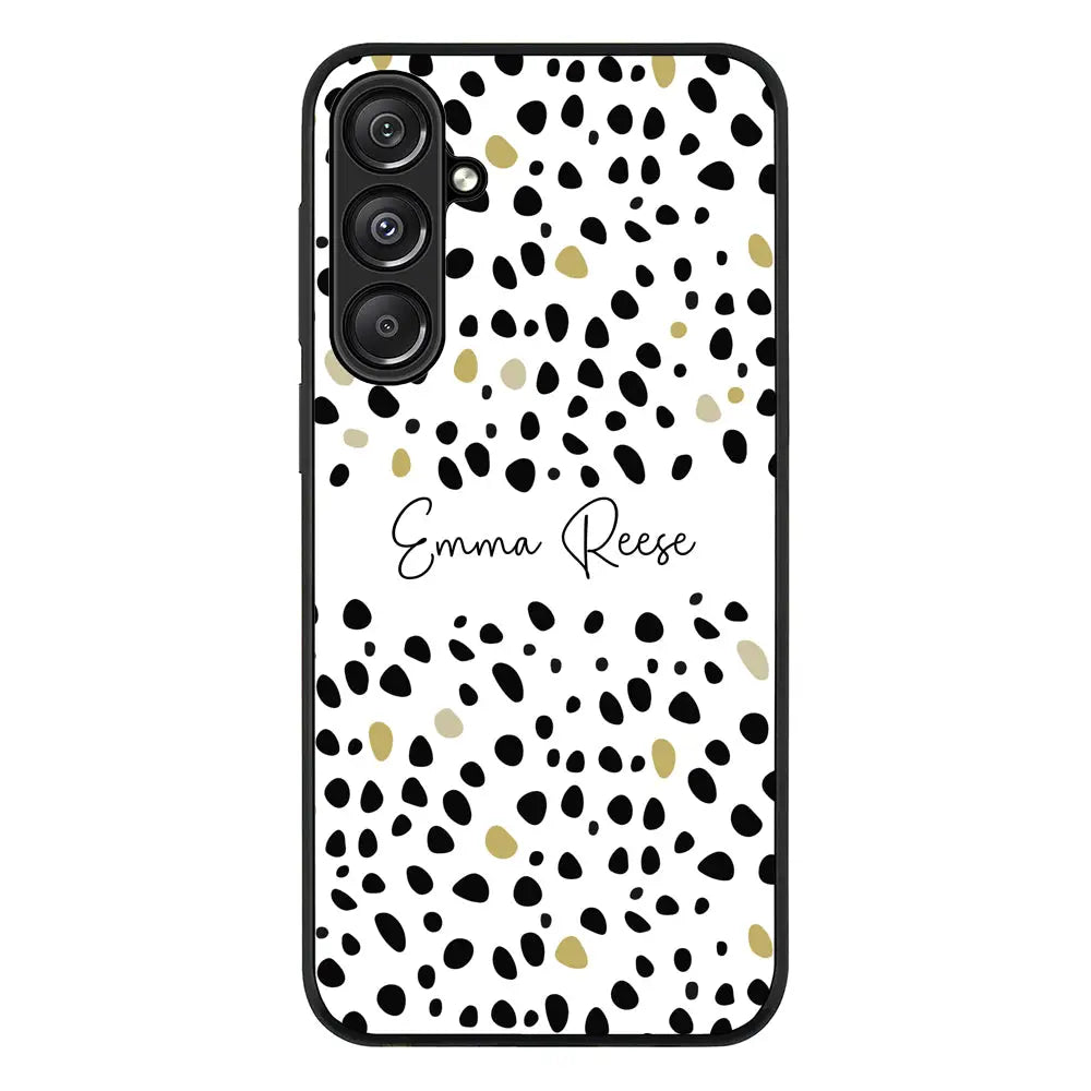 Pebble Multi Color Custom Text My Name Phone Case - Samsung A Series - Galaxy A16 / 5G / Rugged