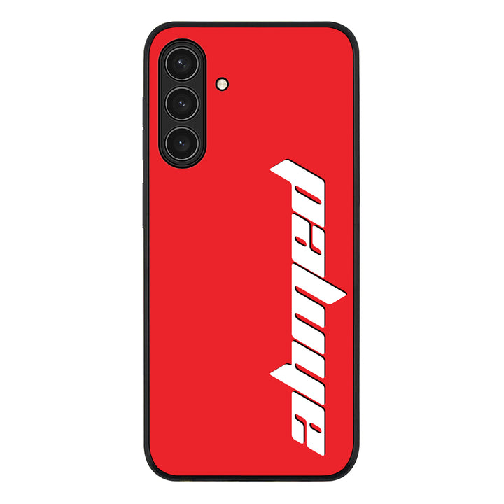 Custom Text, Vertical Name Phone Case - Samsung A Series
