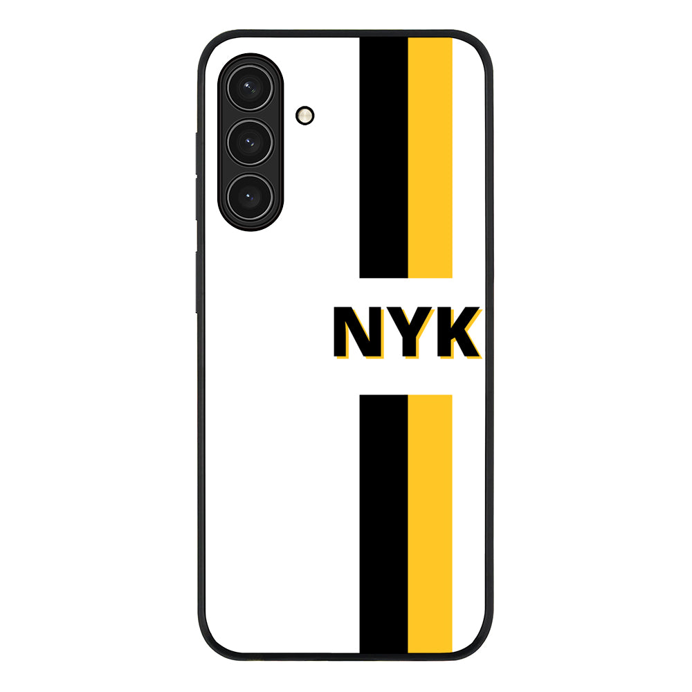 Custom Striped Monogram Phone Case - Samsung A Series