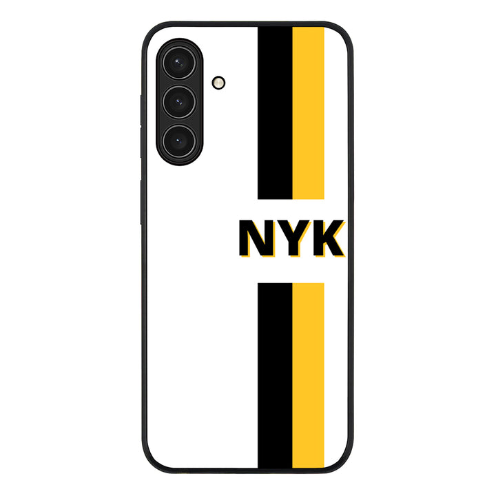 Custom Striped Monogram Phone Case - Samsung A Series