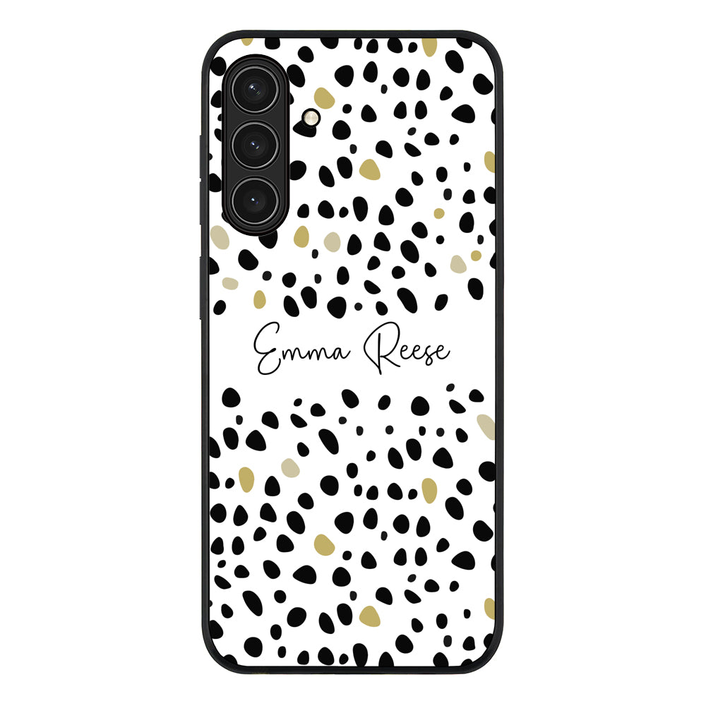 Pebble Multi Color Custom Text, My Name Phone Case - Samsung A Series
