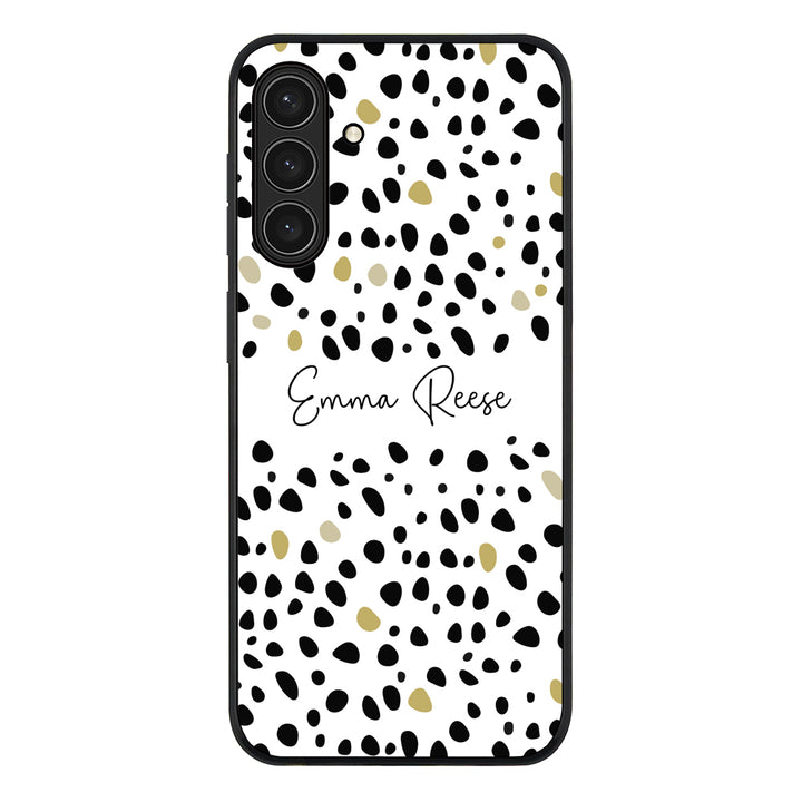 Pebble Multi Color Custom Text, My Name Phone Case - Samsung A Series