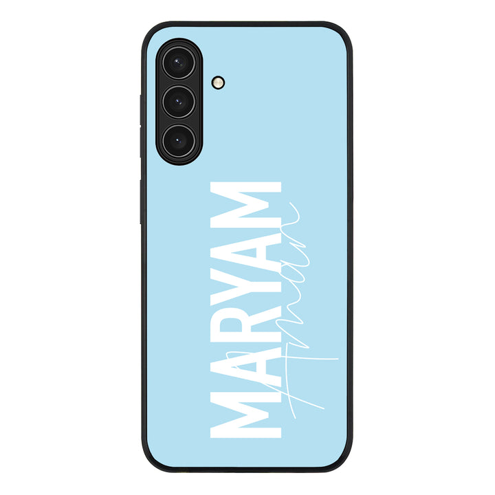 Personalized Name Vertical, Phone Case - Samsung A Series