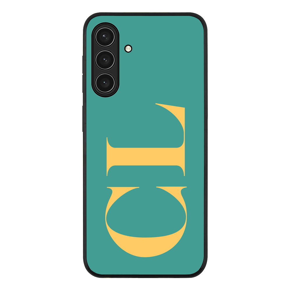 Personalized Monogram Large Initial 3D Shadow Text, Phone Case - Samsung A Series