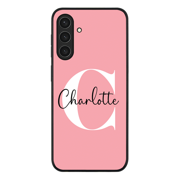 Custom Monogram Large Initial Name & Letter, Phone Case - Samsung A Series
