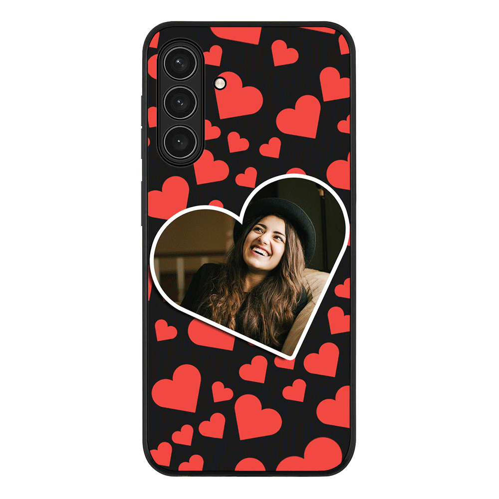 Custom Photo Heart shaped, Phone Case - Samsung A Series