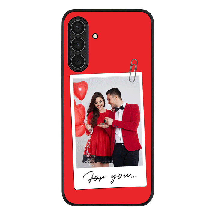 Personalized Polaroid Photo Valentine, Phone Case - Samsung A Series