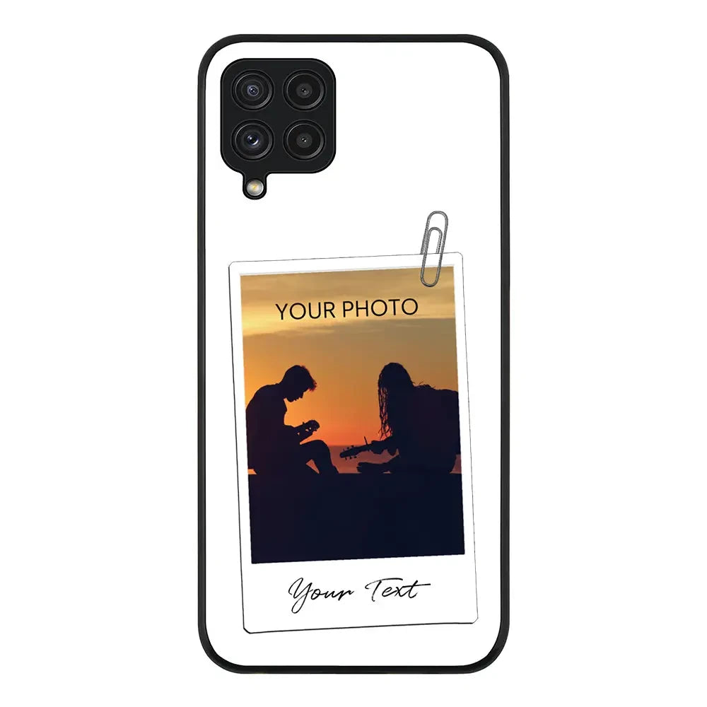 Samsung Galaxy A22 4G / Rugged Black Polaroid Photo Phone Case - Samsung A Series - Stylizedd.com