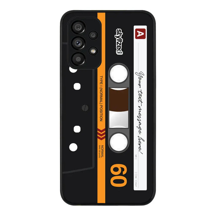 Samsung Galaxy A23 4G / Rugged Black Custom Retro Cassette Tape Phone Case - Samsung A Series - Stylizedd.com