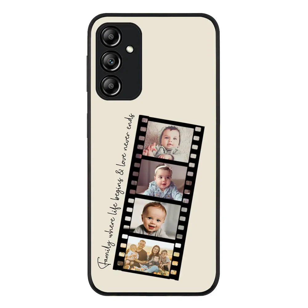 Samsung Galaxy A24 4G / Rugged Black Phone Case Custom Film Strips Personalised Movie Strip, Phone Case - Samsung A Series - Stylizedd