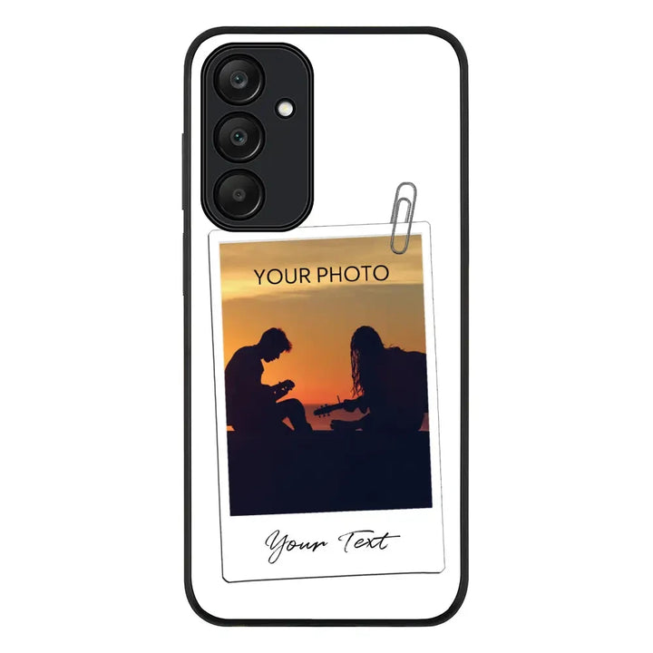 Samsung Galaxy A25 / Rugged Black Phone Case Polaroid Photo Phone Case - Samsung A Series - Stylizedd