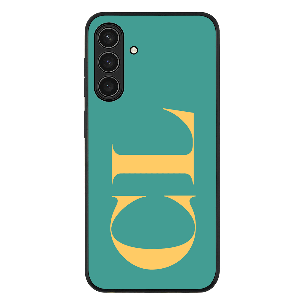 Personalized Monogram Large Initial 3D Shadow Text Phone Case - Samsung A Series - Galaxy A26