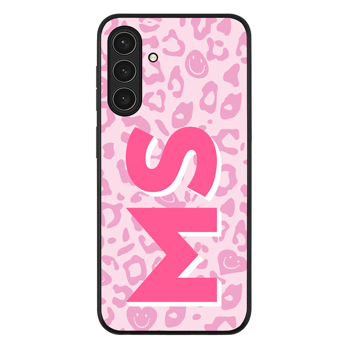 Custom Monogram Initial 3D Shadow Text Seamless Pattern Phone Case - Samsung A Series - Galaxy A26
