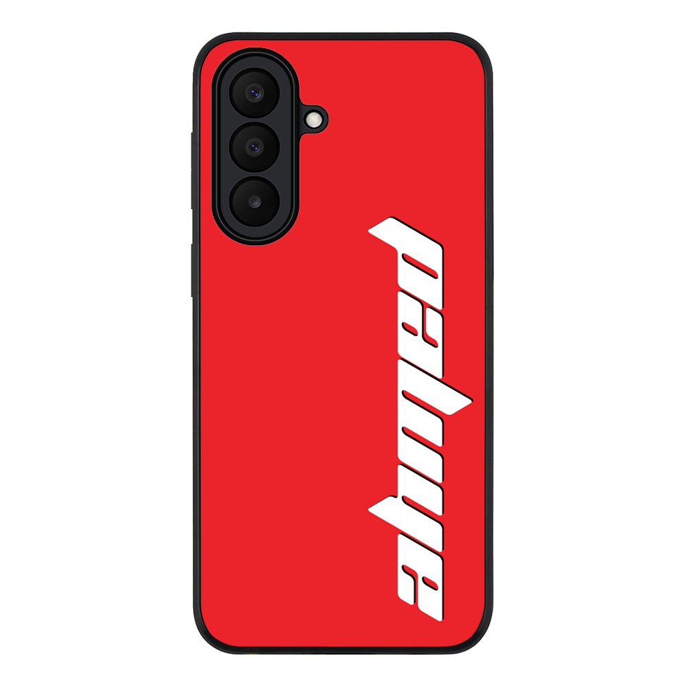 Custom Text, Vertical Name Phone Case - Samsung A Series