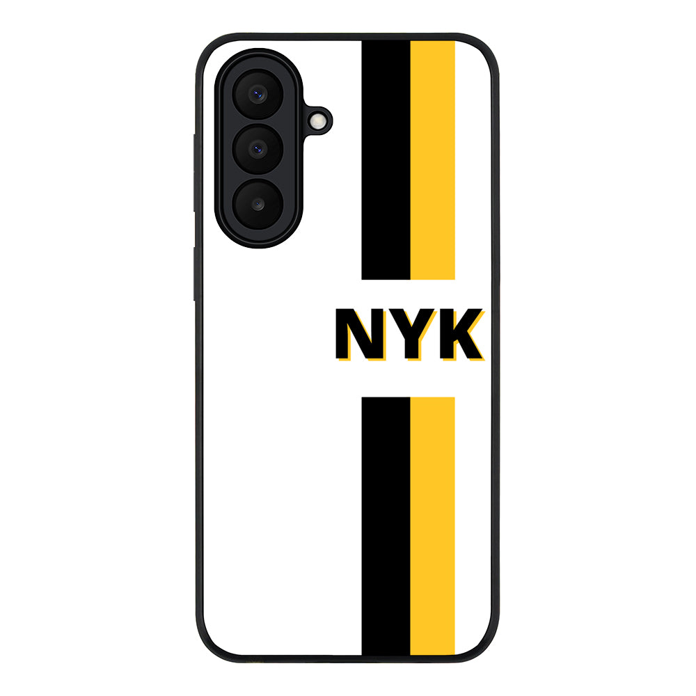 Custom Striped Monogram Phone Case - Samsung A Series