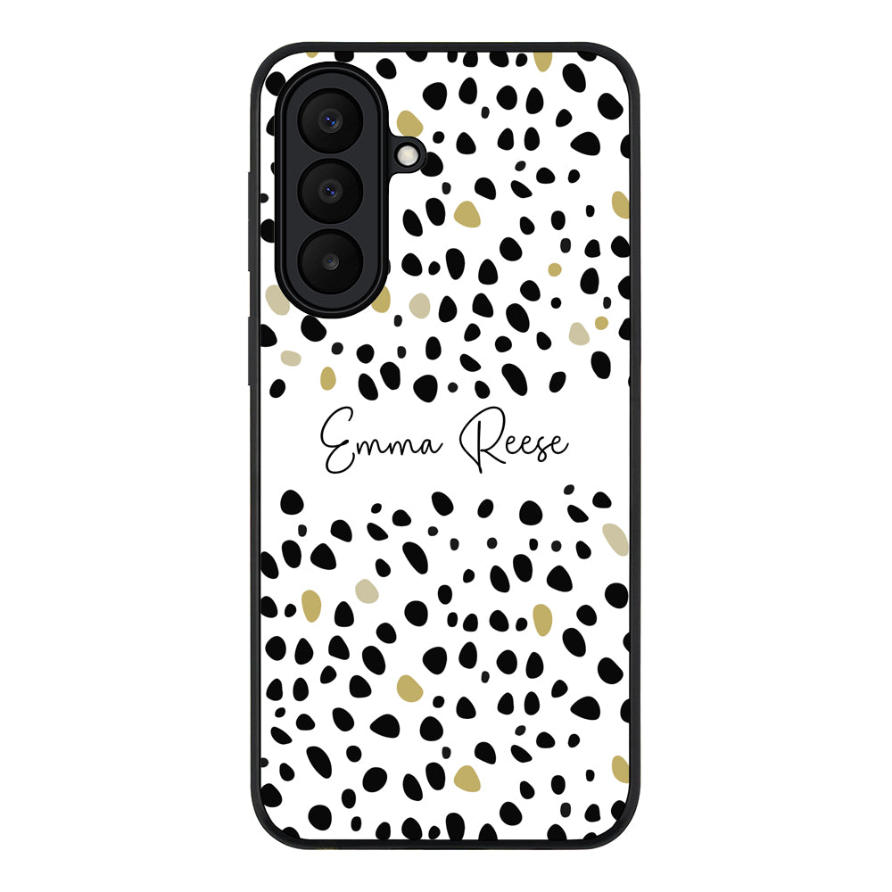 Pebble Multi Color Custom Text, My Name Phone Case - Samsung A Series