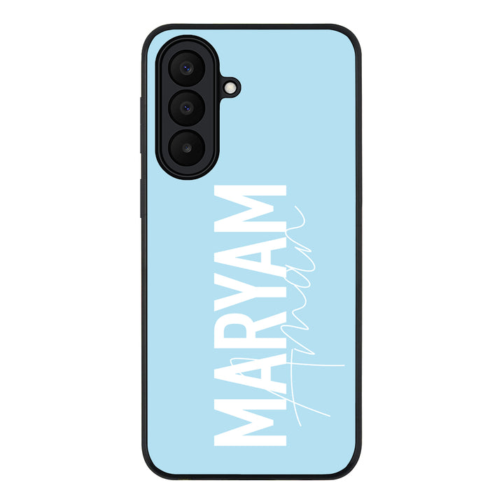 Personalized Name Vertical, Phone Case - Samsung A Series