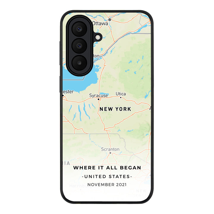 Personalized map, Phone Case - Samsung A Series