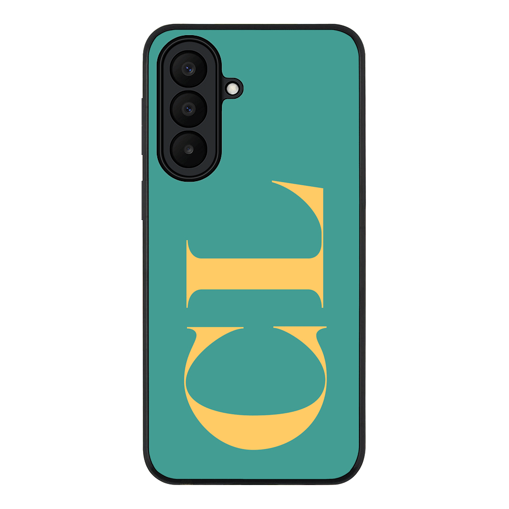 Personalized Monogram Large Initial 3D Shadow Text, Phone Case - Samsung A Series