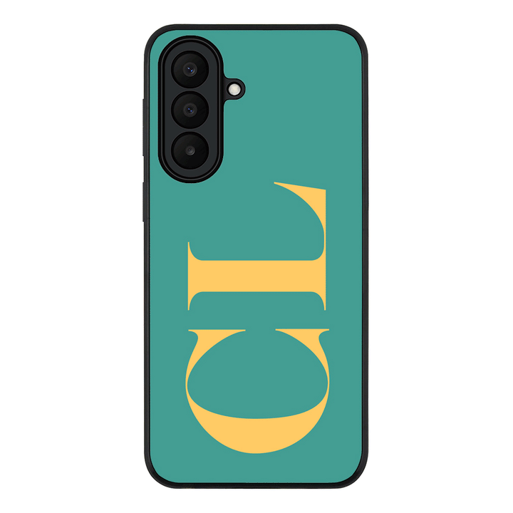 Personalized Monogram Large Initial 3D Shadow Text, Phone Case - Samsung A Series