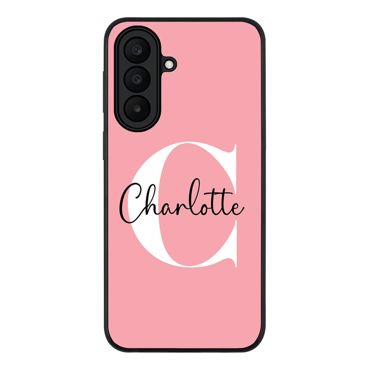 Custom Monogram Large Initial Name & Letter, Phone Case - Samsung A Series