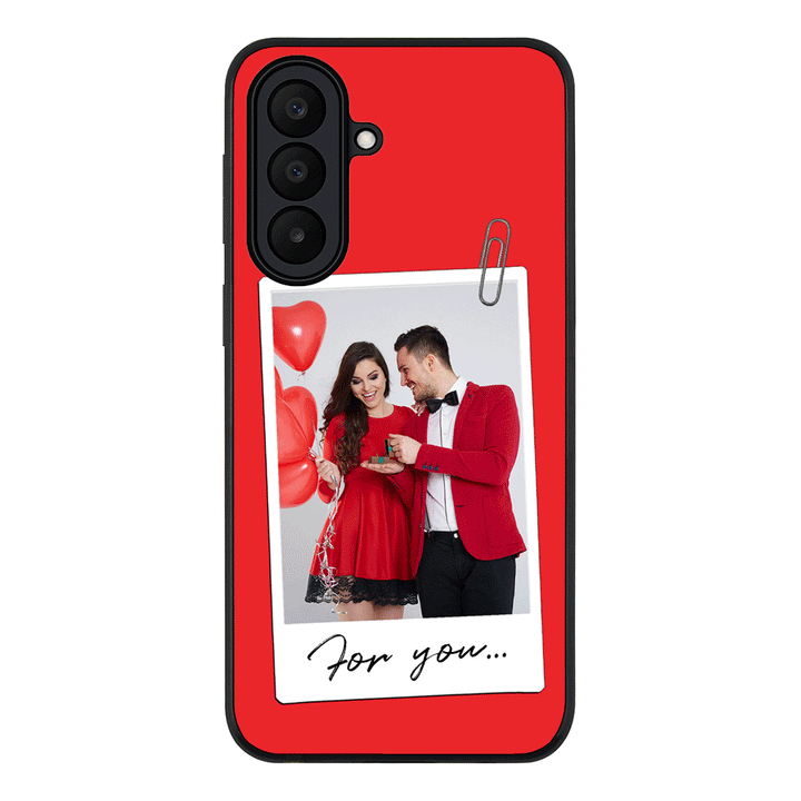 Personalized Polaroid Photo Valentine, Phone Case - Samsung A Series