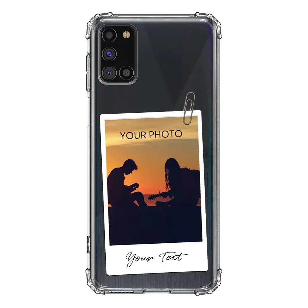 Samsung Galaxy A31 / Clear Classic Polaroid Photo Phone Case - Samsung A Series - Stylizedd.com