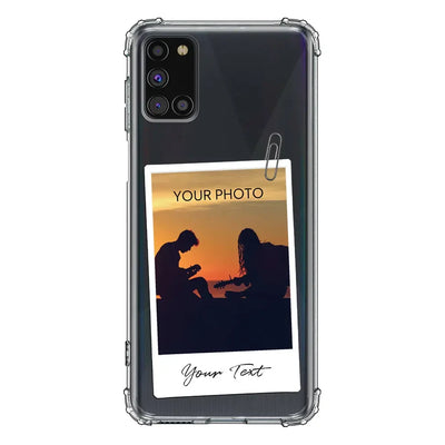 Samsung Galaxy A31 / Clear Classic Polaroid Photo Phone Case - Samsung A Series - Stylizedd.com