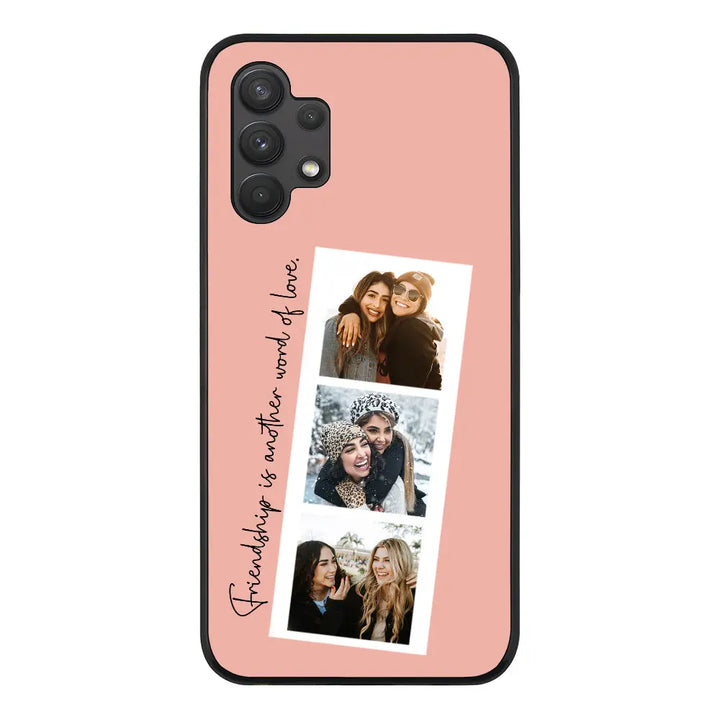 Samsung Galaxy A32 4G / Rugged Black Phone Case Custom Photo Strip Polaroid Style, Phone Case - Samsung A Series - Stylizedd