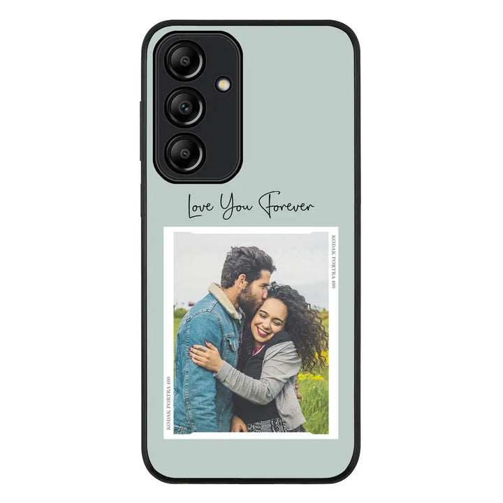 Custom Memory Photo Phone Case - Samsung A Series - Galaxy A35 / Rugged Black - Stylizedd